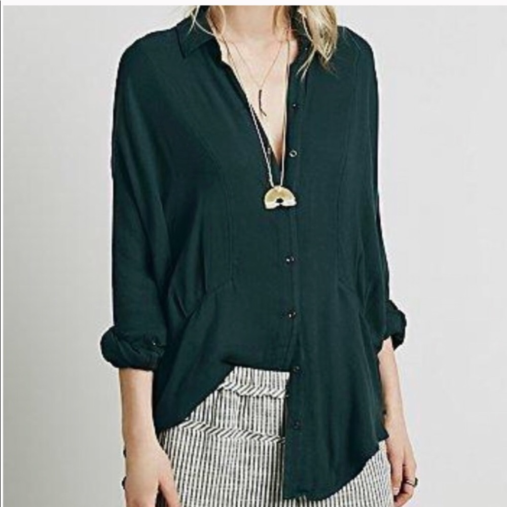 Free people button down